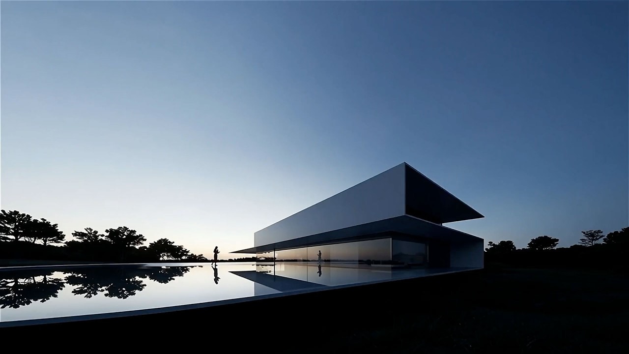青い建築世界の探索